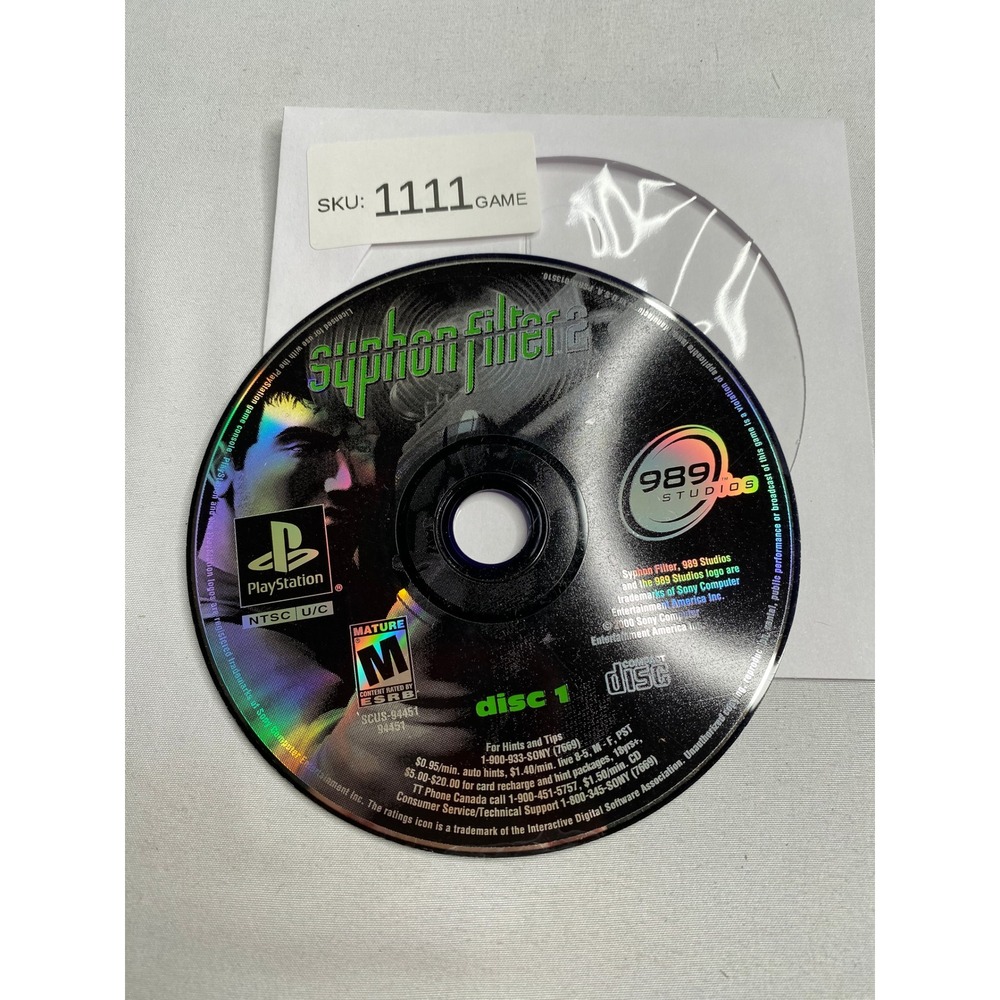 Syphon Filter 2 PlayStation PS1